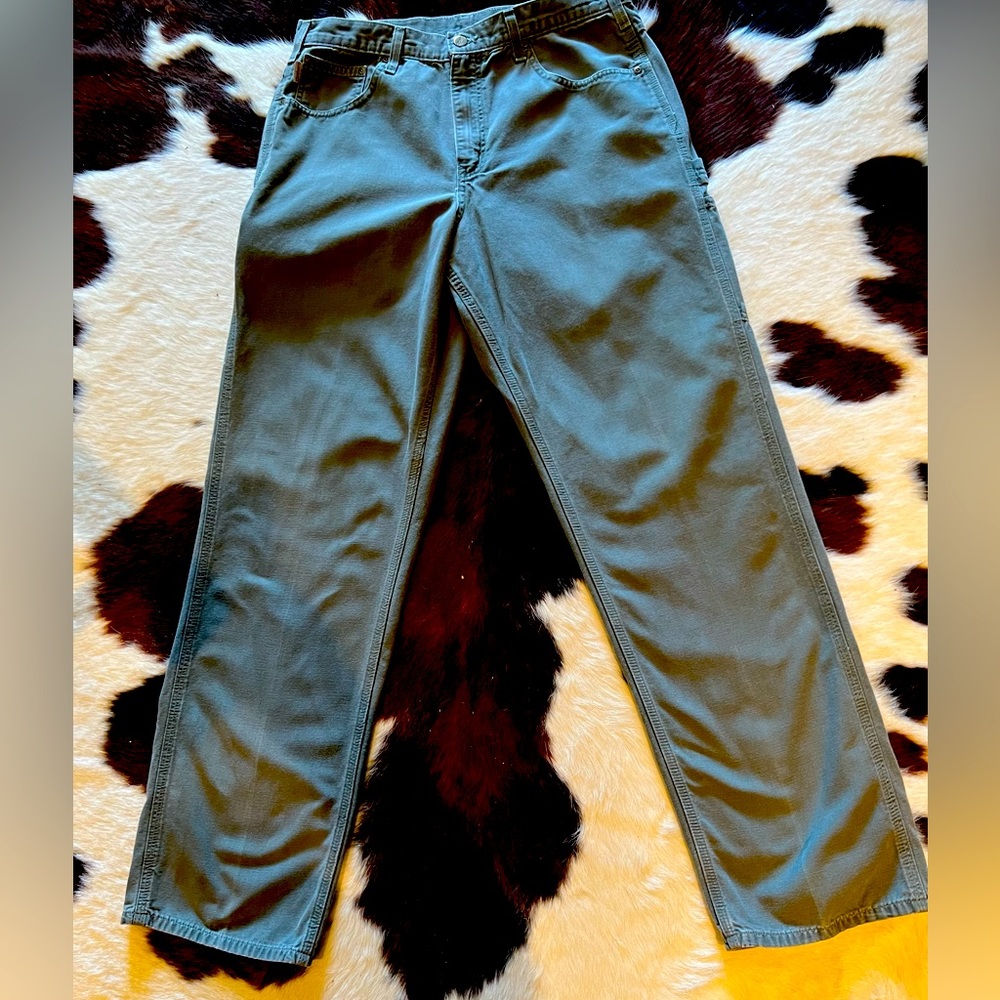 REDUCED Carhartt mens carpenter style pants 34x34.  From $25 to $18